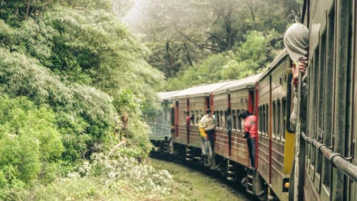 Reizen met de trein door Sri Lanka