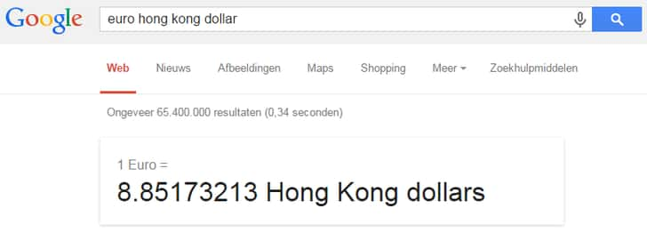 Hoe duur is Hong Kong? Wisselkoers.