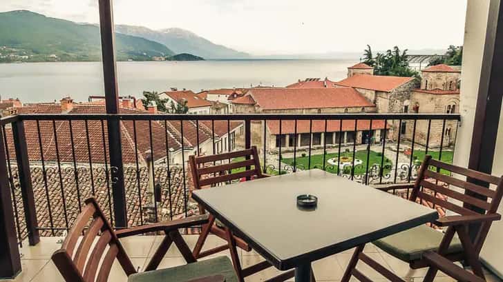 Lukanov Apartments, Meer van Ohrid. Hoe duur is Macedonië?