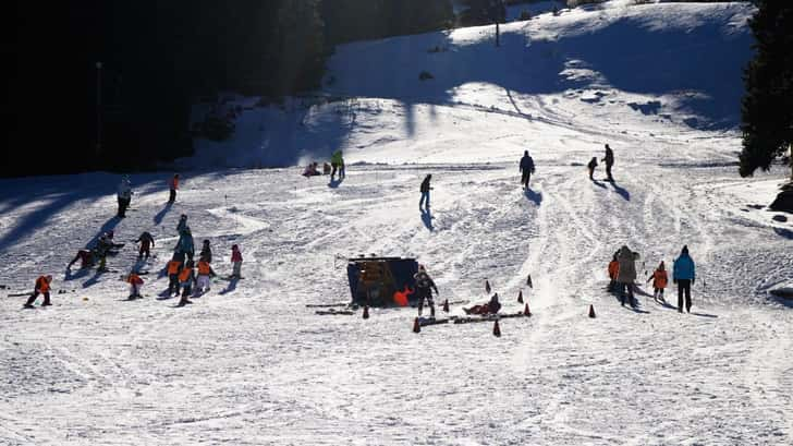 Wintersport in Bulgarije. Mount Vitosha, Sofia