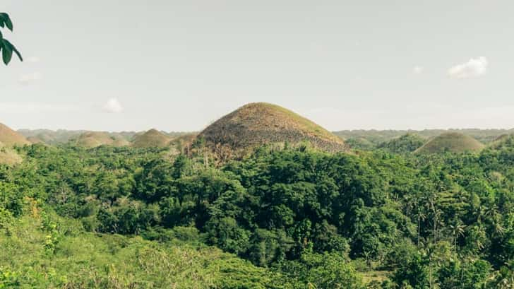 route FIlipijnen Chocolate Hills Bohol