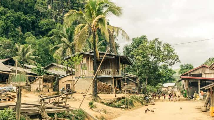 Dorp in Noord-Laos