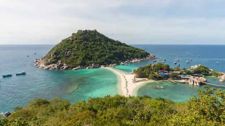 wat kost backpacken in azië? Nangyuan viewpoint Koh Tao Thailand