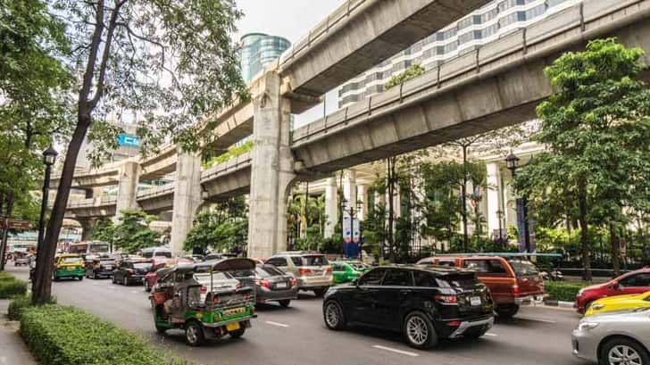 Verkeer in bangkok