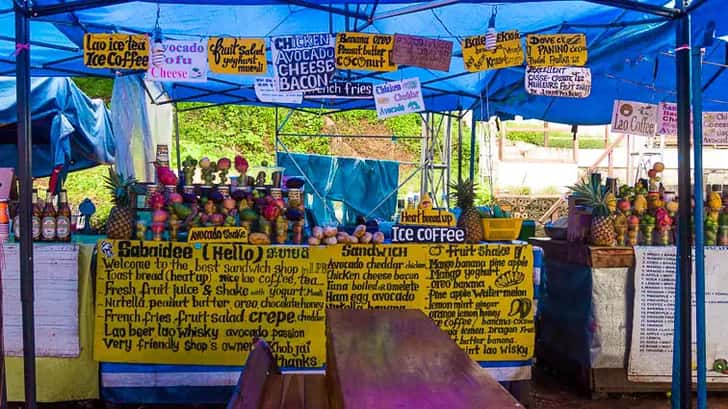 Avondmarkt Luang Prabang Laos