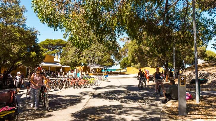 Fietsen op Rottnest Island