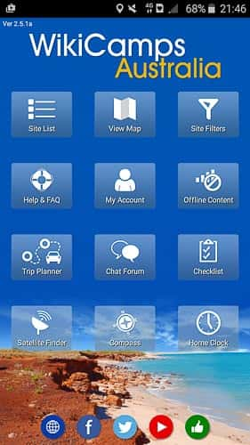 Kamperen in Australië. WikiCamps. Superhandige app voor als je op pad bent met de auto in Australië