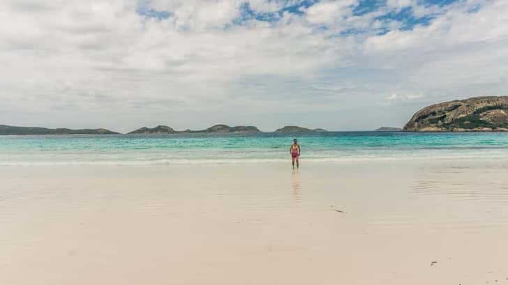 West Australië bezienswaardigheden: Lucky Bay, Cape Le Grand National Park