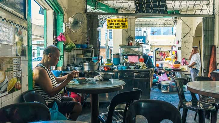 Bezienswaardigheden Penang. Chinese restaurantjes