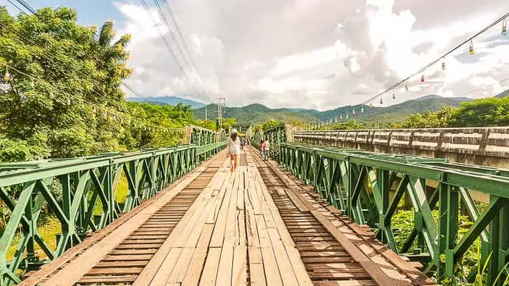 World War 2 memorial bridge Pai,Thailand