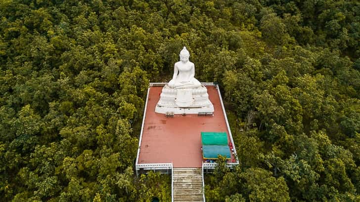 Witte boeddha Pai, Thailand