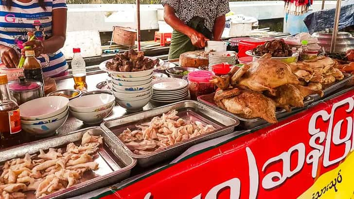 Street food Myanmar