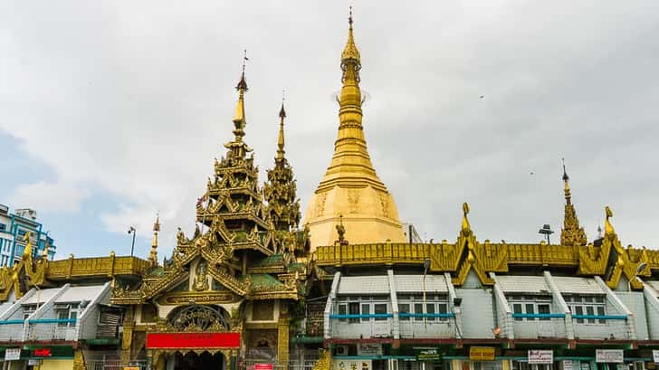 Visum voor Myanmar: Sule Pagoda Yangon City