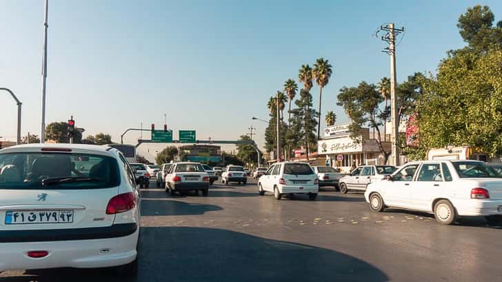 Verkeer in Esfahan