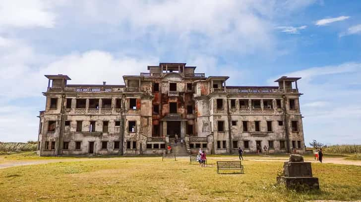 Kampot, Cambodja. Het spookdorp Bokor