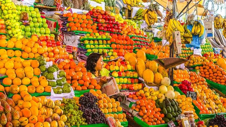 Peru Bezienswaardigheden. San Camilo Market in Arequipa