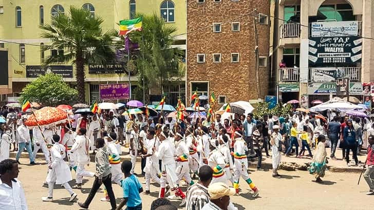 Bezienswaardigheden in Gondar, Ethiopië. Festivals in Ethiopië