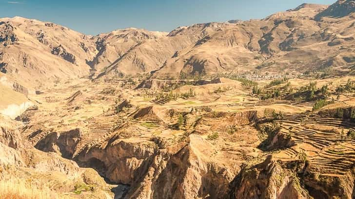 Reisroute door Peru. De Colca Canyon