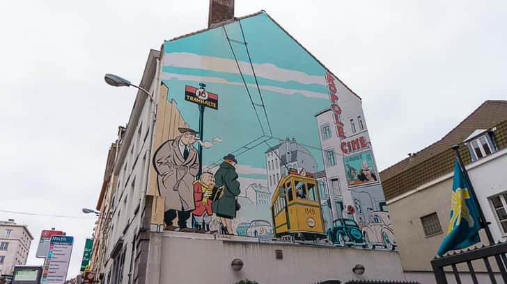 Doen in Brussel: Street art Brussel - Striptour