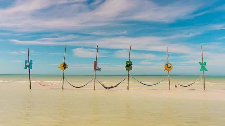 Hangmatten Isla Holbox Mexico