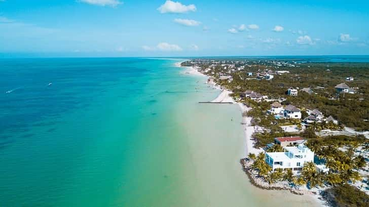 Isla Holbox Mexico drone