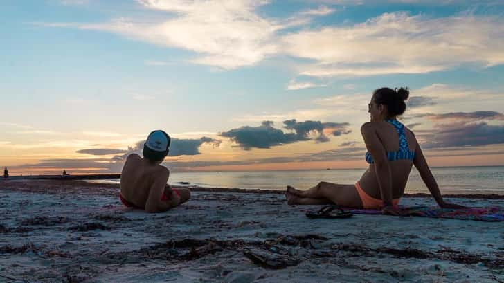 Zonsondergang Isla Holbox