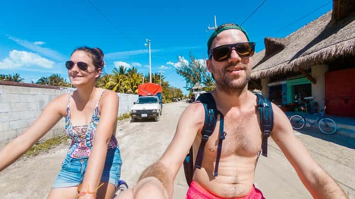 Wereldreis maken - fietsen op Isla Holbox