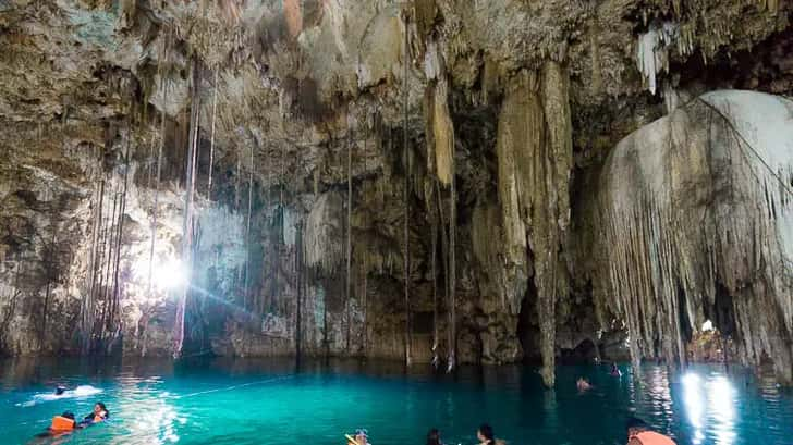 Cenote Xkeken Valladolid Mexico