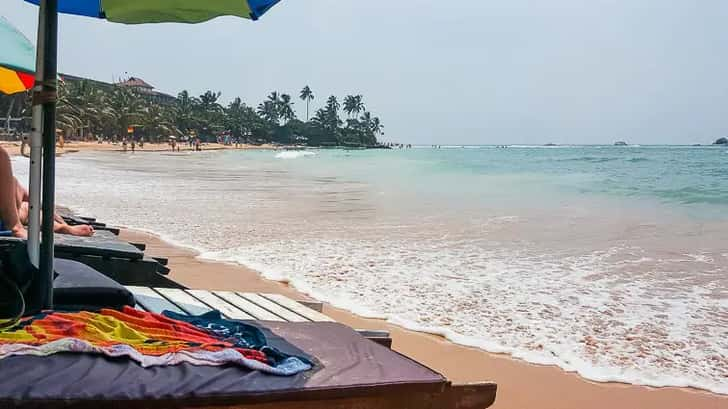 Strand Hikkaduwa Sri Lanka