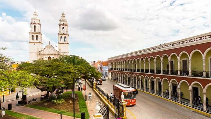 Centrale plein Campeche Mexico