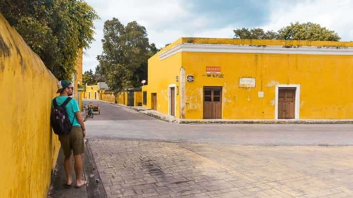 De gele stad Izamal, Mexico