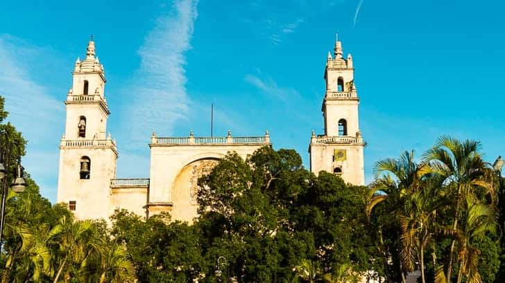 San Ildefonso kathedraal in Mérida Mexico