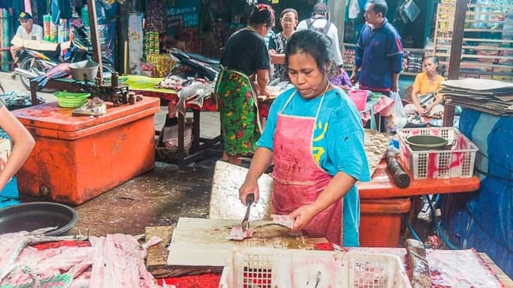 Typisch Azië: Lokale markt