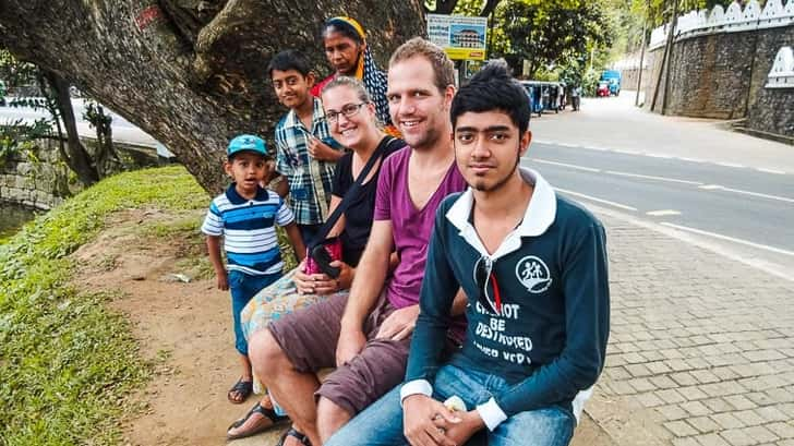 Typisch Azië: Aziaten met je op de foto