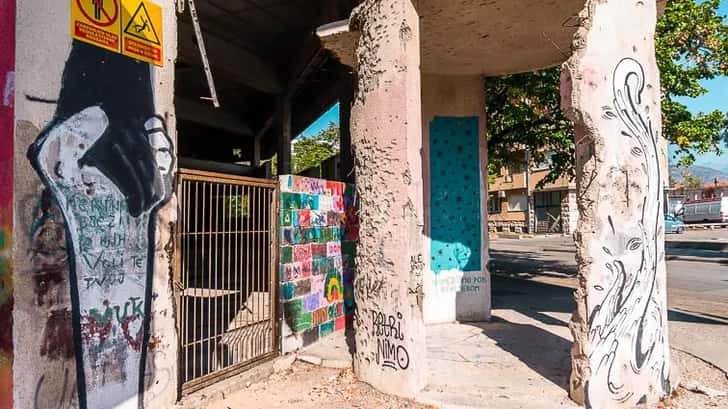 Bosnische oorlog in Mostar, Bosnië-Herzegovina: Sniper Tower