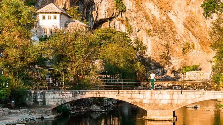 Derwisj-klooster Blagaj Bosnië-Herzegovina