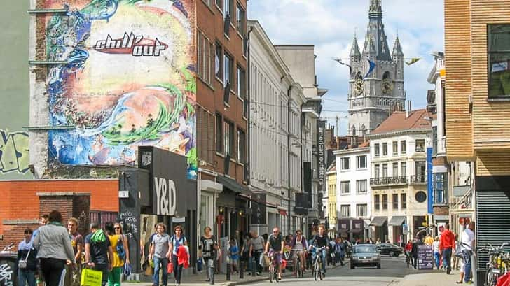 Stedentrip in de winter: Gent, België