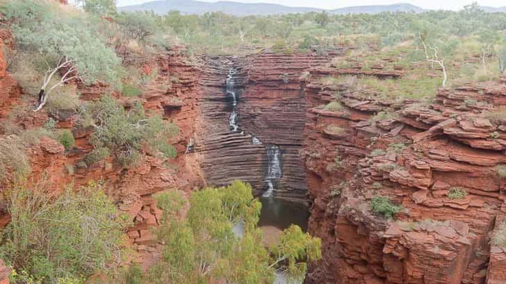 Mooiste watervallen: Karijini Nationaal Park, Australië