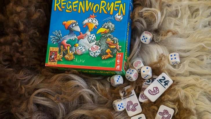 De leukste reisspellen: Regenwormen reisspel