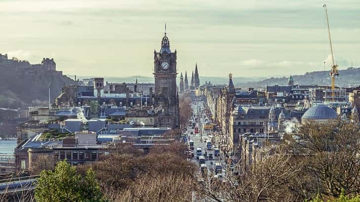 Edinburgh in de winter