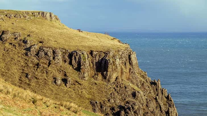 Kilt Rock en Meat Falls, Isle of Skye Schotland