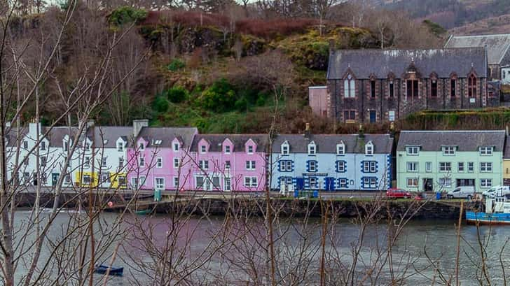 Portree, de hoofstad van Isle of Skye