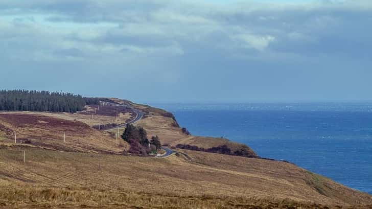 Kliffen Isle of Skye, Schotland