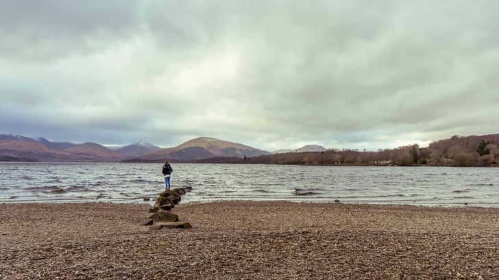 Loch Lomond en Trossachs National Park Schotland