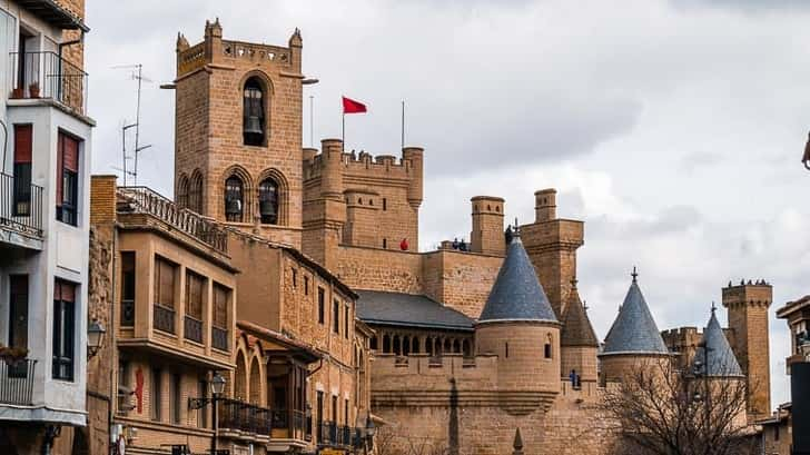 Castillo Olite Navarra Spanje