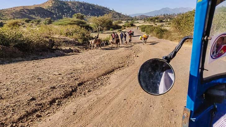 Vulkaanmeren van Debre Zeit, Ethiopië