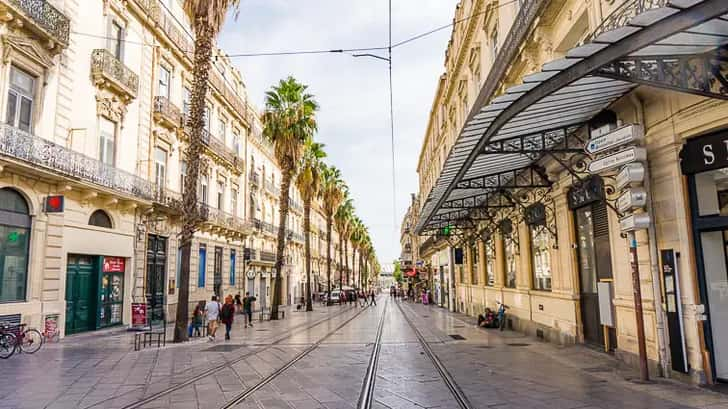 Historische centrum Montpellier