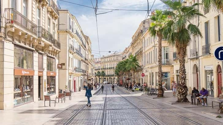 Historische centrum Montpellier