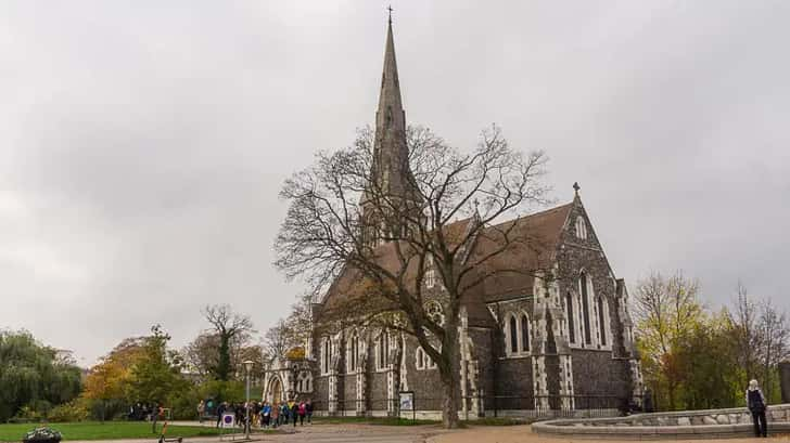 Kerk bij Kastellet Kopenhagen