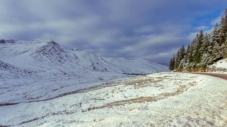 Schotland in de winter